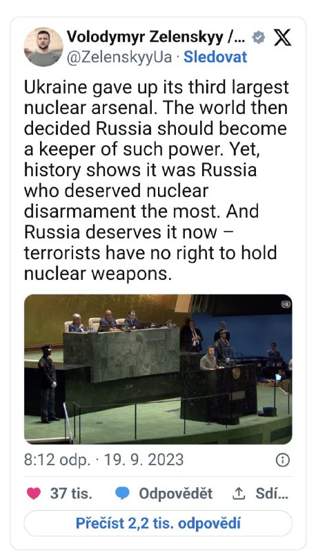🇺🇦🇺🇸Putinovi nelze věřit, zeptejte se Prigožina. Zelenskyj poprvé osobně promluvil ...