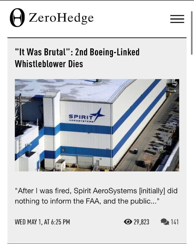 🆘🆘🆘✈️"Bylo to brutální"...!Druhý whistleblower spojený s Boeingem um?... 🆘🆘🆘✈️"Bylo to brutální"...!Druhý whistleblower spojený s Boeingem um?...