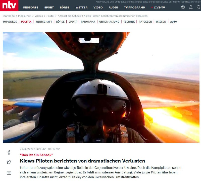 "Je to šok." Ukrajinští piloti hlásí dramatické ztráty.V západních médiích vyš...