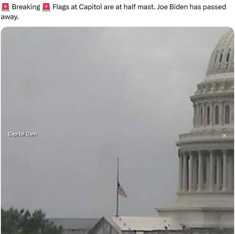 ‼️🇺🇸🏴‍☠️"Kde je Biden?!" - Nad Kapitolem jsou staženy americké vl...