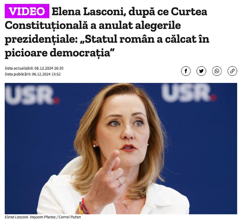🔥 "Rumunský stát pošlapal demokracii."„Prozápadní“ prezidentská kandidátka v...