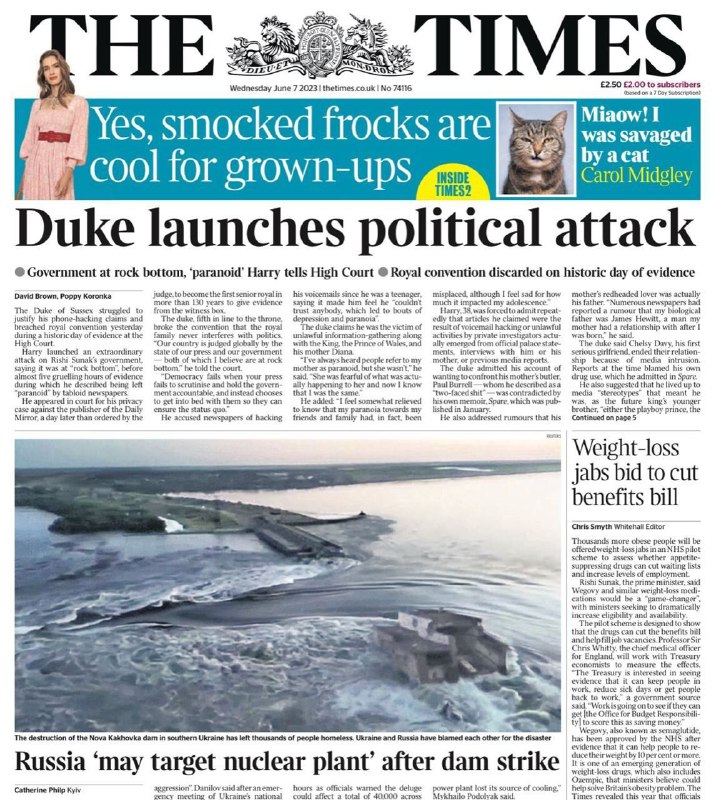 🇪🇺🇺🇸🇷🇺🇺🇦🇬🇧🇩🇪🇫🇷"Rusko může po zásahu přehrady zaú...