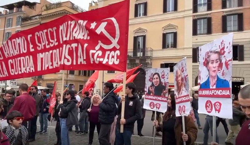 🇮🇹 Řím: "Ruský lid není náš nepřítel"❌🗡 V Římě se konala celá demon...