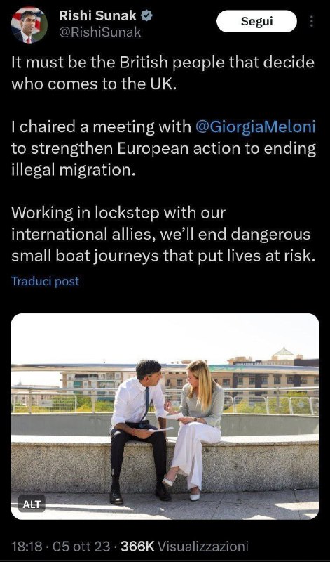 ⚡️🇬🇧Rishi SunakMusí to být Britové, kdo rozhodne, kdo sem do Spojeného království p?...