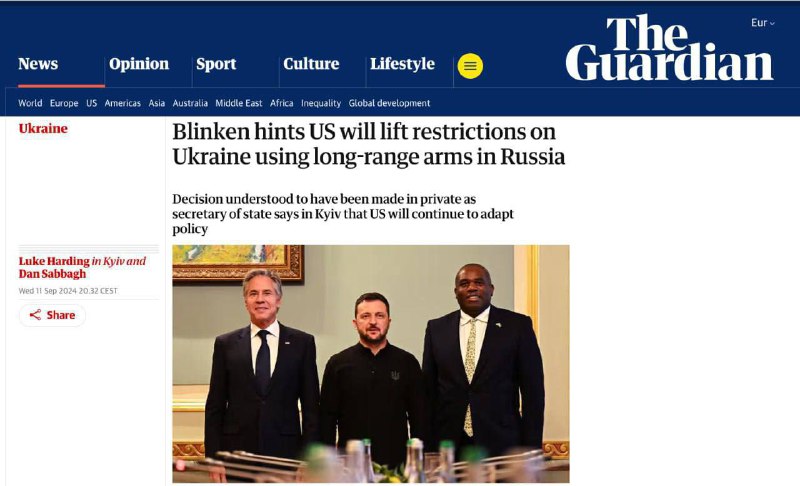 Rozhodnutí povolit Ukrajině odpalovat rakety Storm Shadow hluboko do Ruské federace již bylo uč...