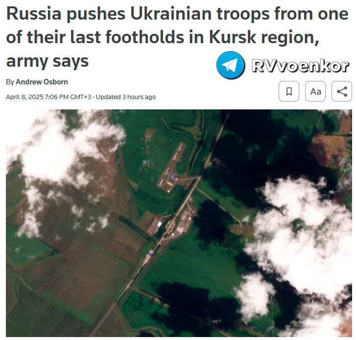 ‼️🇷🇺🇺🇦 Rusko dokončilo vytlačování ukrajinských ozbrojených sil z oblasti Kurs...