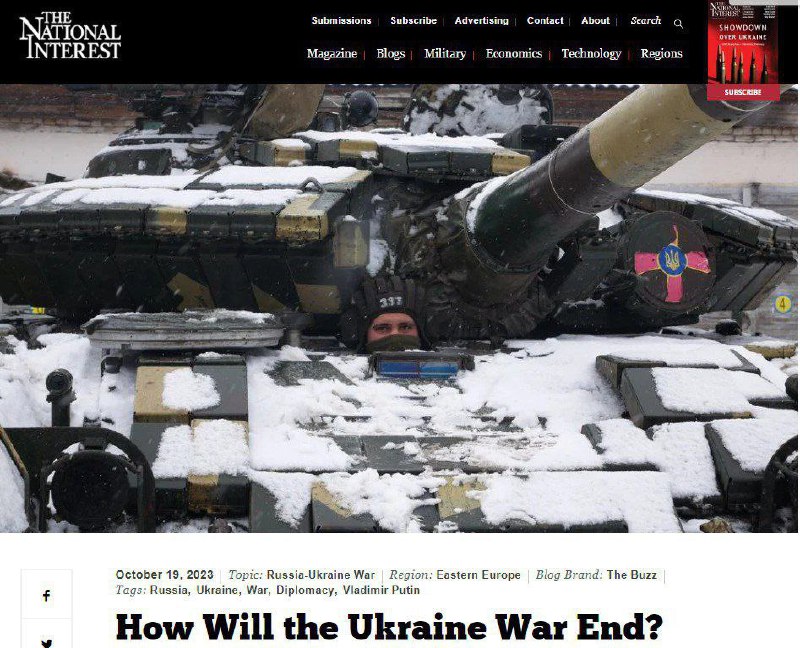 ⚡️🇷🇺RUSKO - Národní zájem: konflikt na Ukrajině za uspokojivých podmínek pro Kyjev ?...