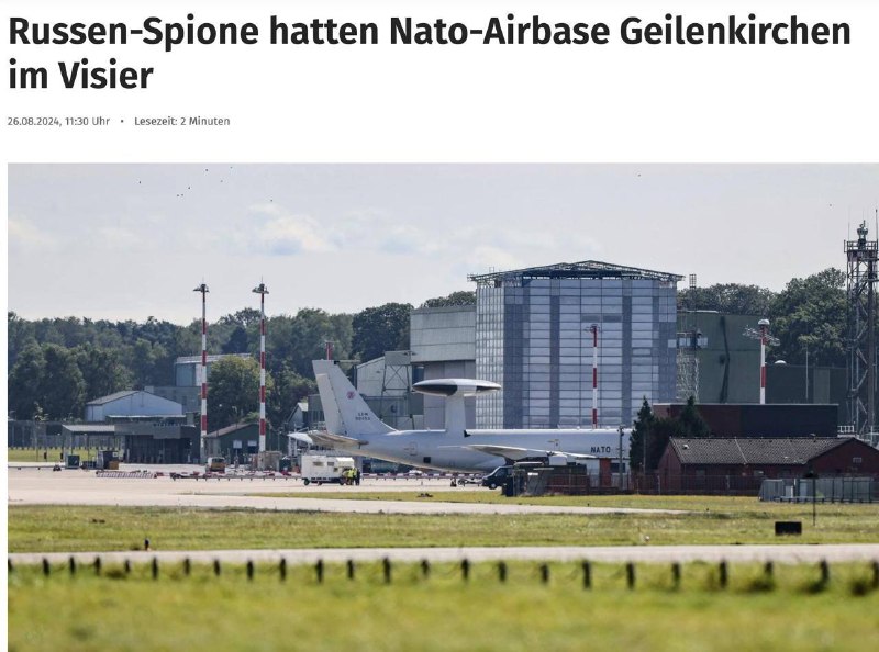 ❕Rusko plánovalo útok na leteckou základnu NATO v Německu - ReutersZákladně v Severním Por?...