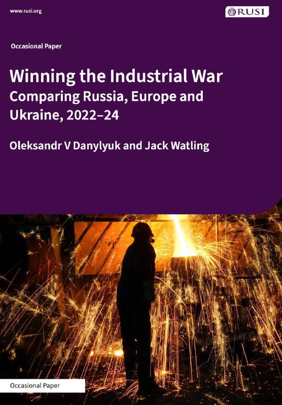 🧐 Rusko překonalo NATO ve výrobě vojenského materiálu v letech 2022-2024Podle zprávy Royal ...