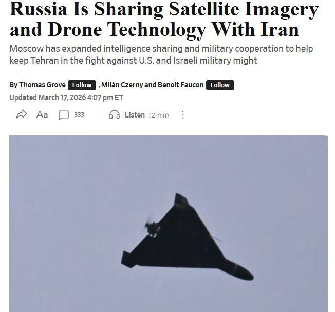 🇷🇺🇮🇷Rusko výrazně zvýšilo svou vojenskou pomoc Íránu, poskytuje zpravodajské info...