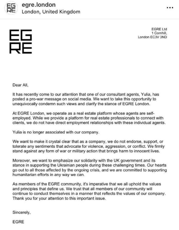 Ruskou ženu vyhodili z práce v londýnské realitní kanceláři za to, že ve volbách hlasovala ...