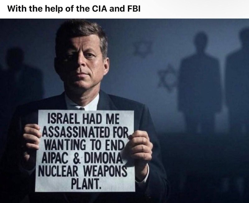 S pomocí CIA a FBI...Izrael mě nechal zavraždit, protože jsem chtěl ukončit AIPAC a Dimonu, to...