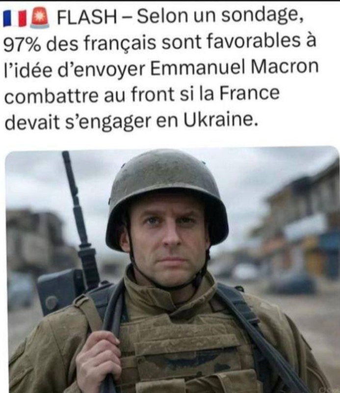 ❗️🇫🇷Satirické zprávy ve Francii:Podle průzkumu veřejného mínění je 97 % Francouzů...