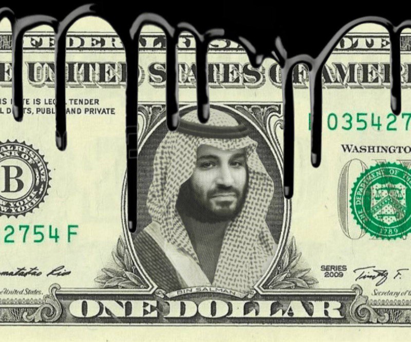 Saúdská Arábie neobnoví 50letou petrodolarovou dohodu se Spojenými státy.  Místo toho budou p...