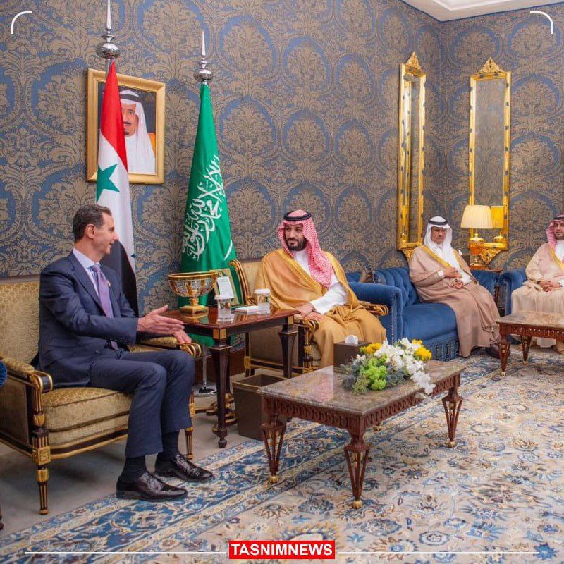 ❗️🇸🇾🇸🇦 Saúdskoarabský korunní princ Muhammad bin Salmán se v rámci 33. arabské...