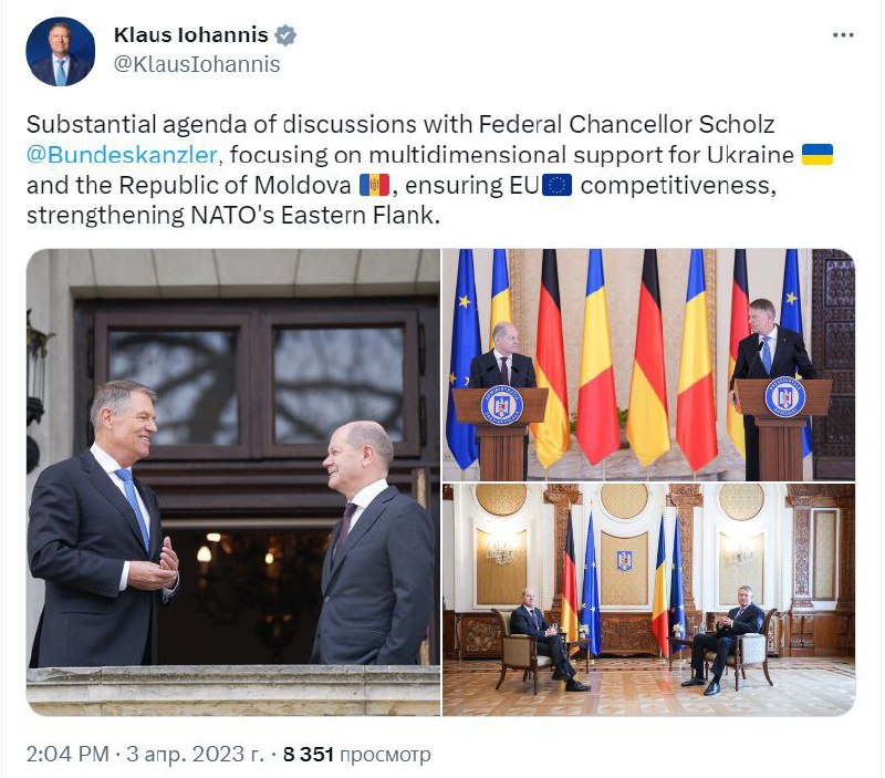 Scholz dnes nav&scaron;t&iacute;vil Rumunsko, aby zdůraznil z&aacute;padn&iacute; podporu kl&iacute;čov&eacute;mu spojenci NATO soused...