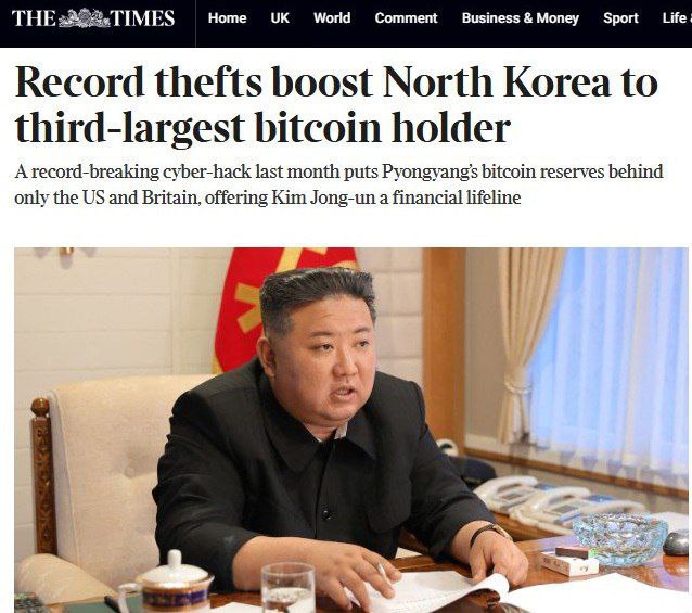 🇰🇵 Severní Korea je na třetím místě na světě, pokud jde o úložiště bitcoinůMinulý...