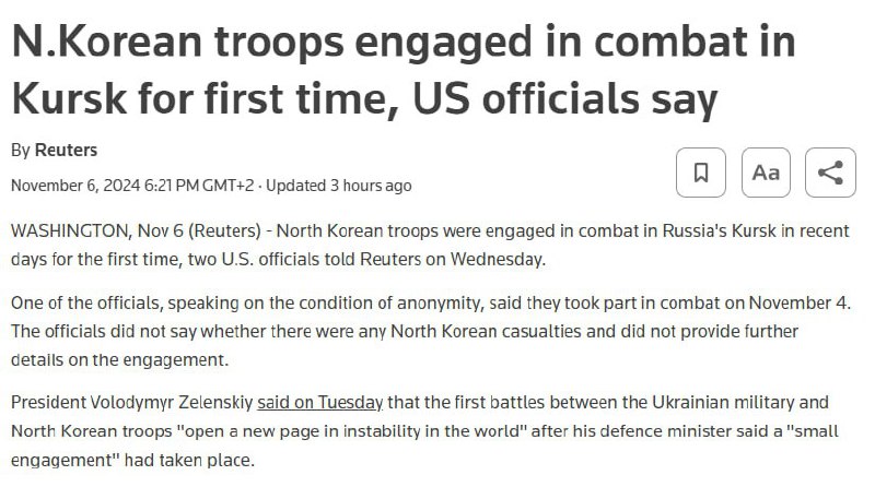 🇰🇵⚔️🇺🇦 Severokorejské jednotky se v posledních dnech poprvé zúčastnily bitev v ...