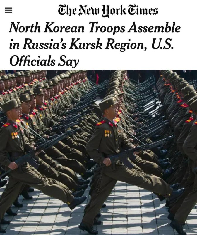 🇰🇵🇷🇺🇺🇦 „Severokorejští vojáci se shromažďují v Kurské oblasti, říkají ...