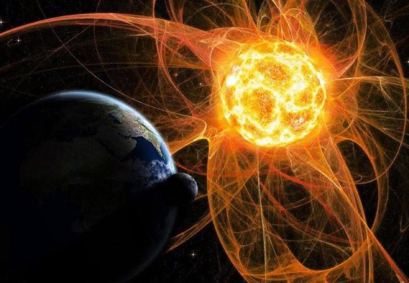Solar Astronomy Laboratory oznámila začátek silné magnetické bouře na Zemi.Závislí na počas...