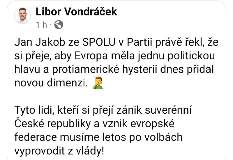 Souhlasíte? Taky se chcete zbavit těch politiků, kteří nás připravují o naši suverenitu?