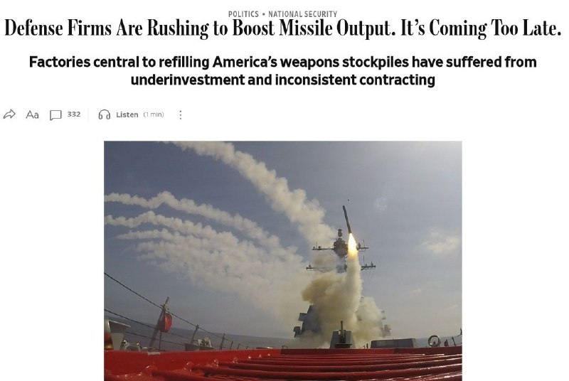 ‼️🇺🇸⚔️🇮🇷 Spojené státy mohly během války s Íránem spotřebovat zhruba polo... ‼️🇺🇸⚔️🇮🇷 Spojené státy mohly během války s Íránem spotřebovat zhruba polo...
