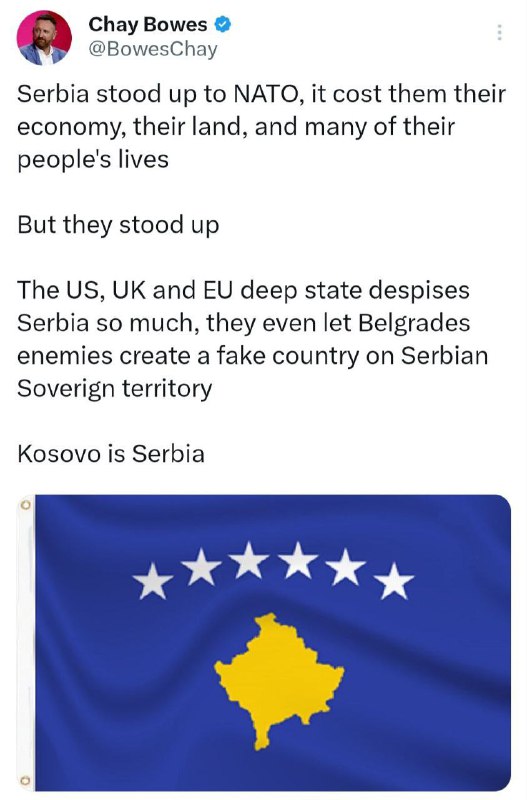 Srbsko se postavilo NATO, stálo je to hospodářství, půdu a životy mnoha lidí.Ale drželi se z...