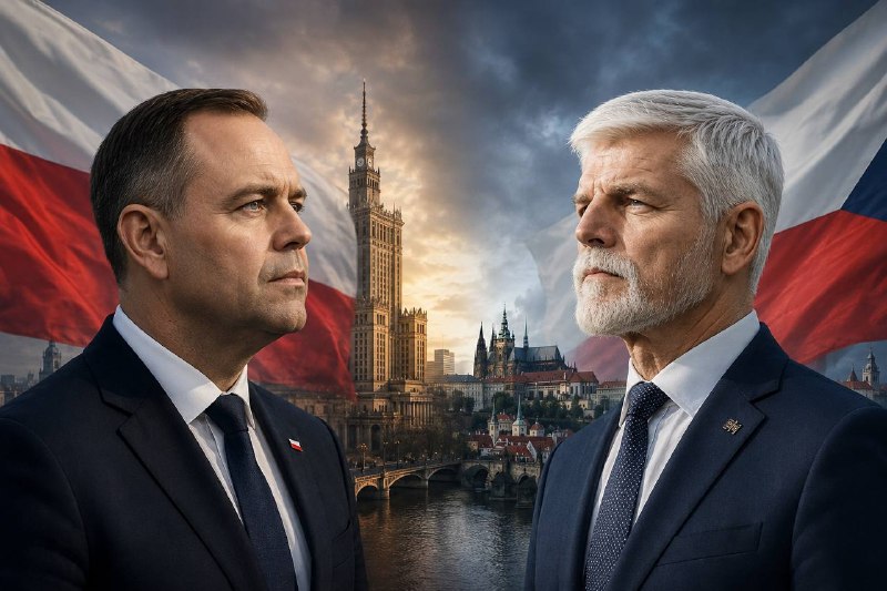 „Srovnání postojů polského prezidenta Nawrockého a českého prezidenta Pavla:1) Zatímco Naw... „Srovnání postojů polského prezidenta Nawrockého a českého prezidenta Pavla:1) Zatímco Naw...