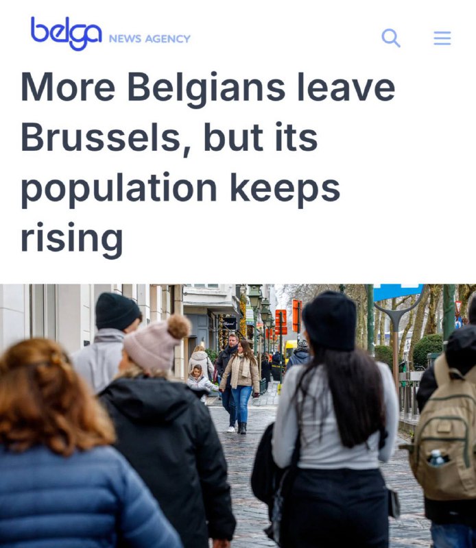 „Stále více Belgičanů opouští Brusel, ale jeho populace nadále roste“: V Bruselu je 78 % ...