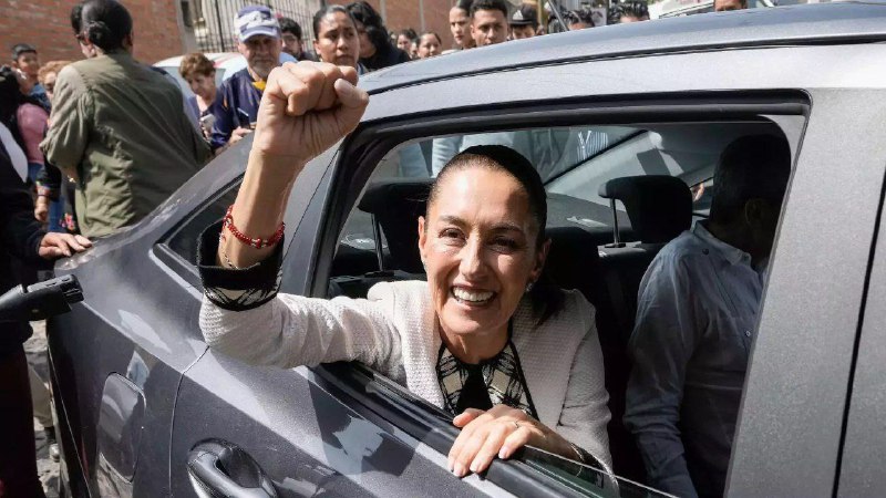 ❗️🇲🇽Starostka Mexico City Claudia Sheinbaumová vyhrála volby a stala se prezidentkou Mex...