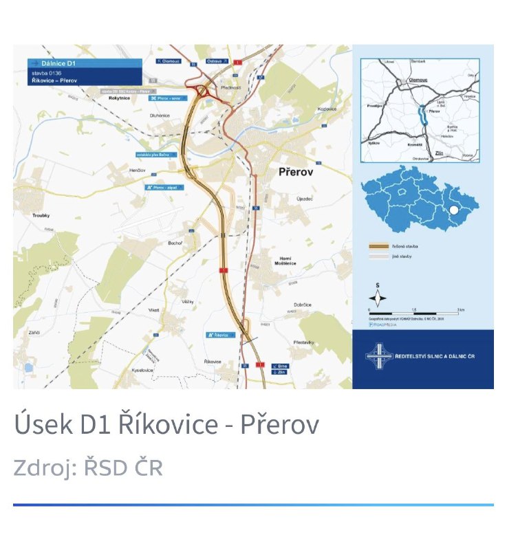 🇨🇿Stavba největší dálnice v České Republice D1 bude do roku 2026/2030 kopletní, po 18le...