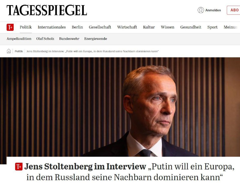 🇺🇸🇺🇦Stoltenberg slíbil Ukrajině víceletý balíček pomoci, který ji přivede ke sta...