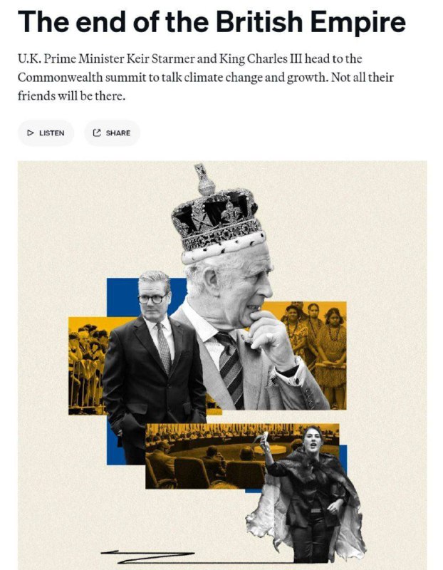 ⚡️🇬🇧📉 Summit BRICS potvrdil pokles britského vlivu ve světě, píše Politico v člá...