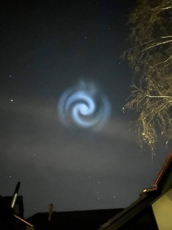 ‼️🛸👽Tajemná spirála na obloze Ruska, Ukrajiny a dalších evropských zemí ▪️Spirá...