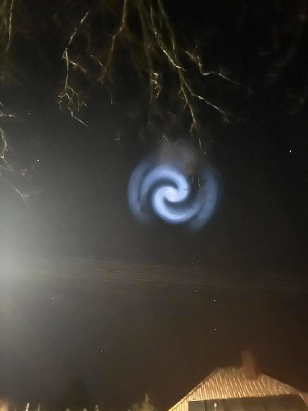‼️🛸👽Tajemná spirála na obloze Ruska, Ukrajiny a dalších evropských zemí ▪️Spirá...