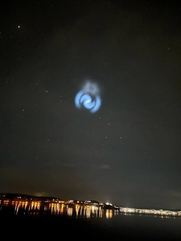 ‼️🛸👽Tajemná spirála na obloze Ruska, Ukrajiny a dalších evropských zemí ▪️Spirá...
