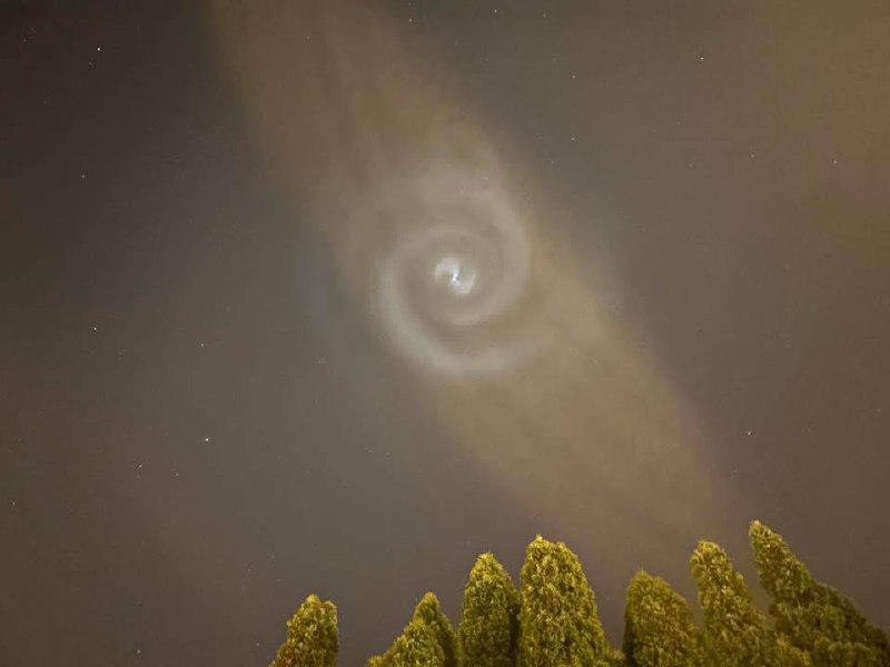 ‼️🛸👽Tajemná spirála na obloze Ruska, Ukrajiny a dalších evropských zemí ▪️Spirá...
