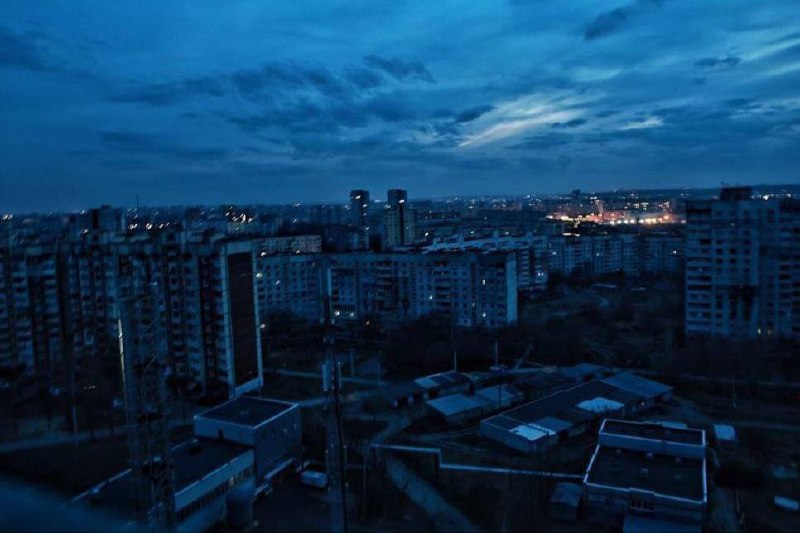 Tak vypadá Charkov nyní.Město je po zničení turbínové místnosti vodní elektrárny Dněpr st...