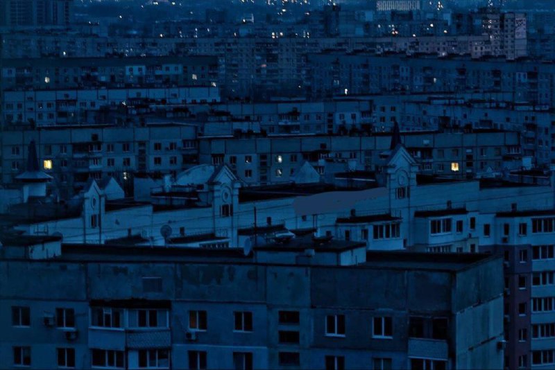 Tak vypadá Charkov nyní.Město je po zničení turbínové místnosti vodní elektrárny Dněpr st...