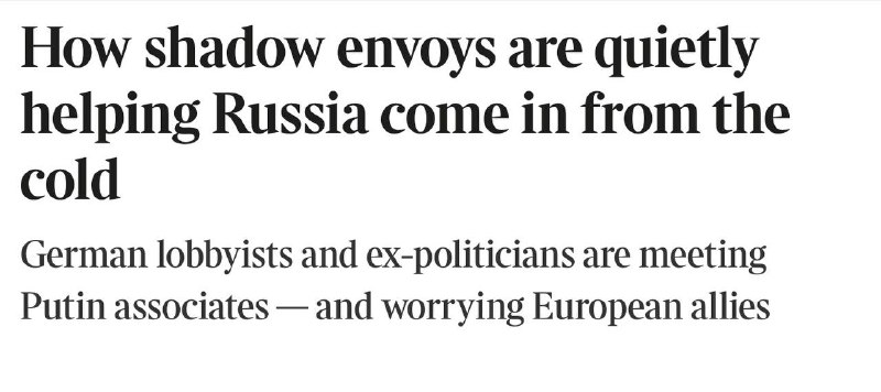 🇷🇺🇩🇪 The Times píše, že v Německu sílí nálady pro jednání s Ruskem.Podle autor?... 🇷🇺🇩🇪 The Times píše, že v Německu sílí nálady pro jednání s Ruskem.Podle autor?...