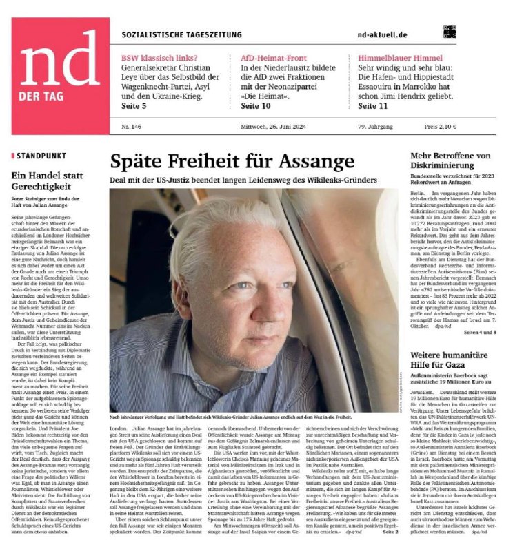 🔥 Touha po svobodě na jedné fotce. Světová média přišla s fotografií Juliana Assange na o...