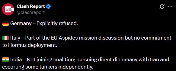 ‼️🇺🇸🇮🇷Trump dostal odmítnutí: Většina zemí odmítla účast v americké námoř... ‼️🇺🇸🇮🇷Trump dostal odmítnutí: Většina zemí odmítla účast v americké námoř...