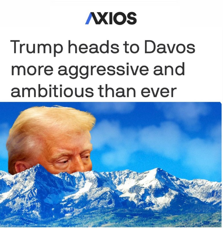 „Trump jede do Davosu agresivnější a ambicióznější než kdy jindy.“ Axios píše, že Tru...