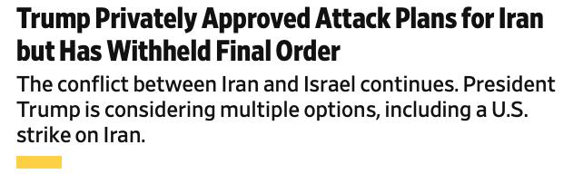 🇺🇸⚔️🇮🇷 Trump schválil plány na útok na Írán, ale prozatím je odkládá a ček?...