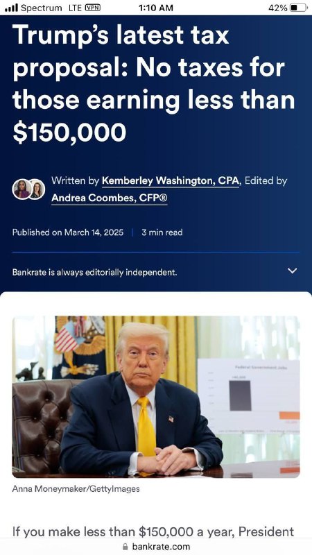 🆘🇺🇸 Trumpův nejnovější daňový návrh: Žádné daně pro ty, kteří vydělávají m?...