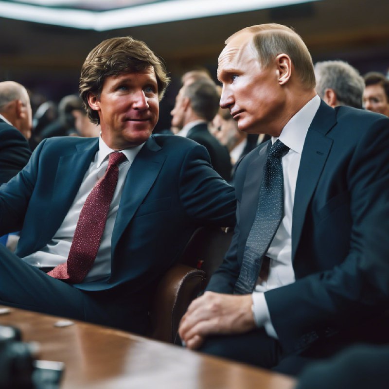 Tucker Carlson se vrátil do prezidentské administrativy. Byl tam včera večer. Zřejmě bude děl...