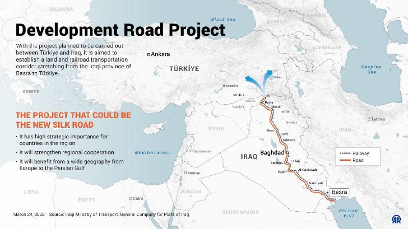 🐦‍⬛️🇹🇷🇮🇶Turecko a Irák podepsaly dohodu o projektu rozvojové cestyProjekt pro...