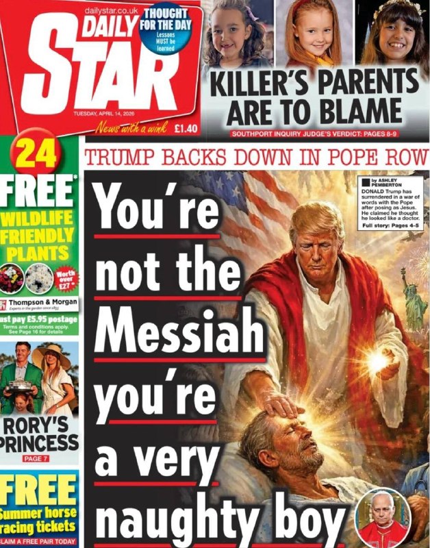 „Ty nejsi Mesiáš, jsi velmi neposlušný chlapec.“ „Papež ostře reagoval poté, co Trump h...