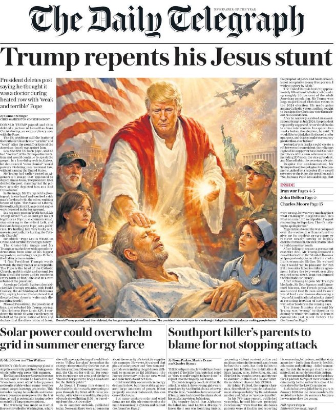 „Ty nejsi Mesiáš, jsi velmi neposlušný chlapec.“ „Papež ostře reagoval poté, co Trump h...