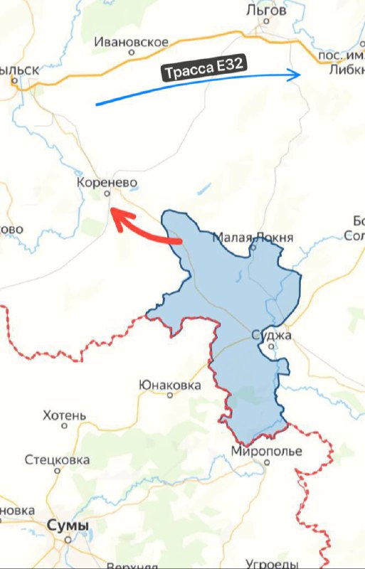 ‼️U Koreneva byly obnoveny bojeRuské ozbrojené síly drží linii. Nepřítel se snaží dosta...